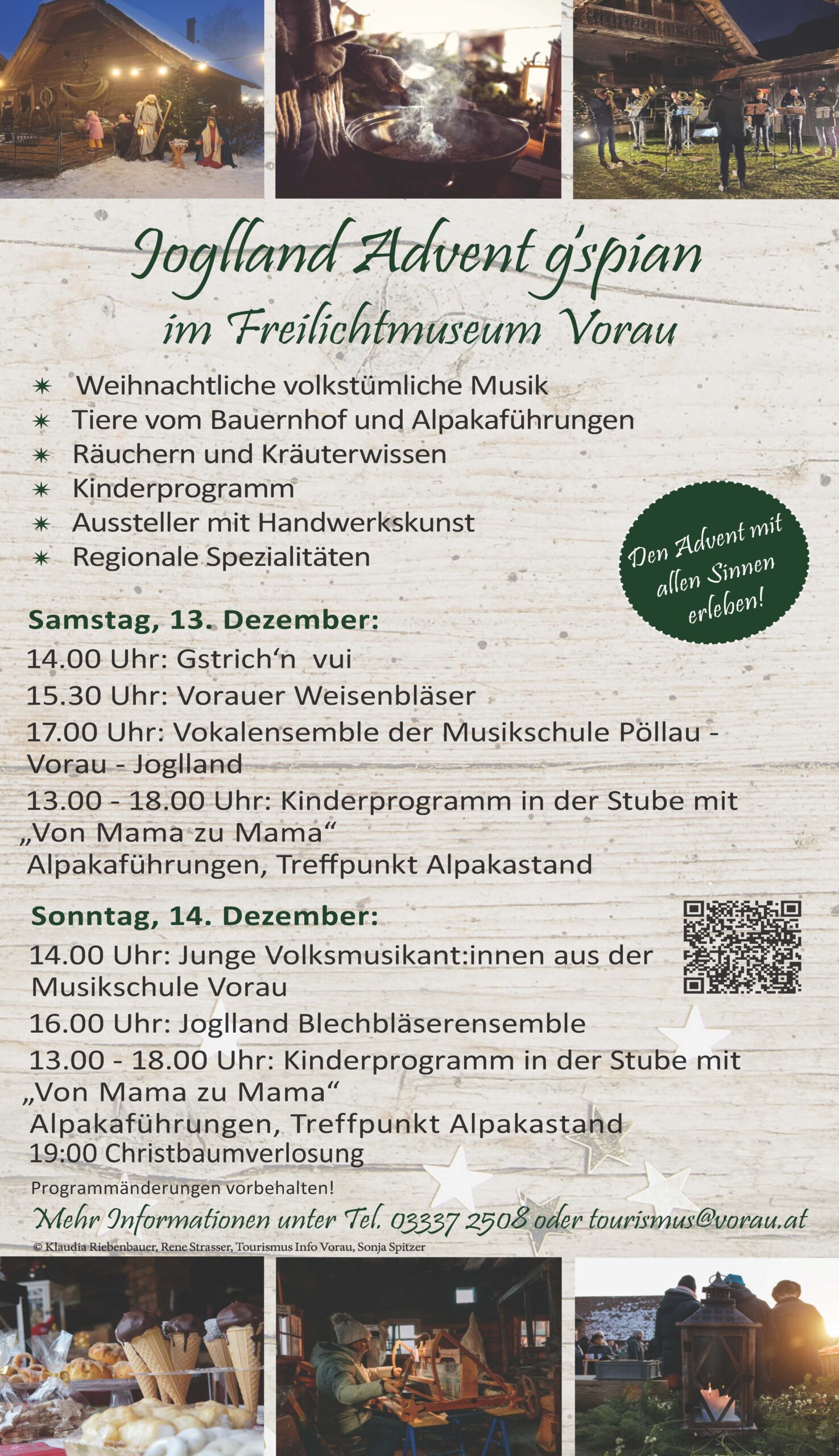 You are currently viewing „Advent g’spian“ im Freilichtmuseum Vorau